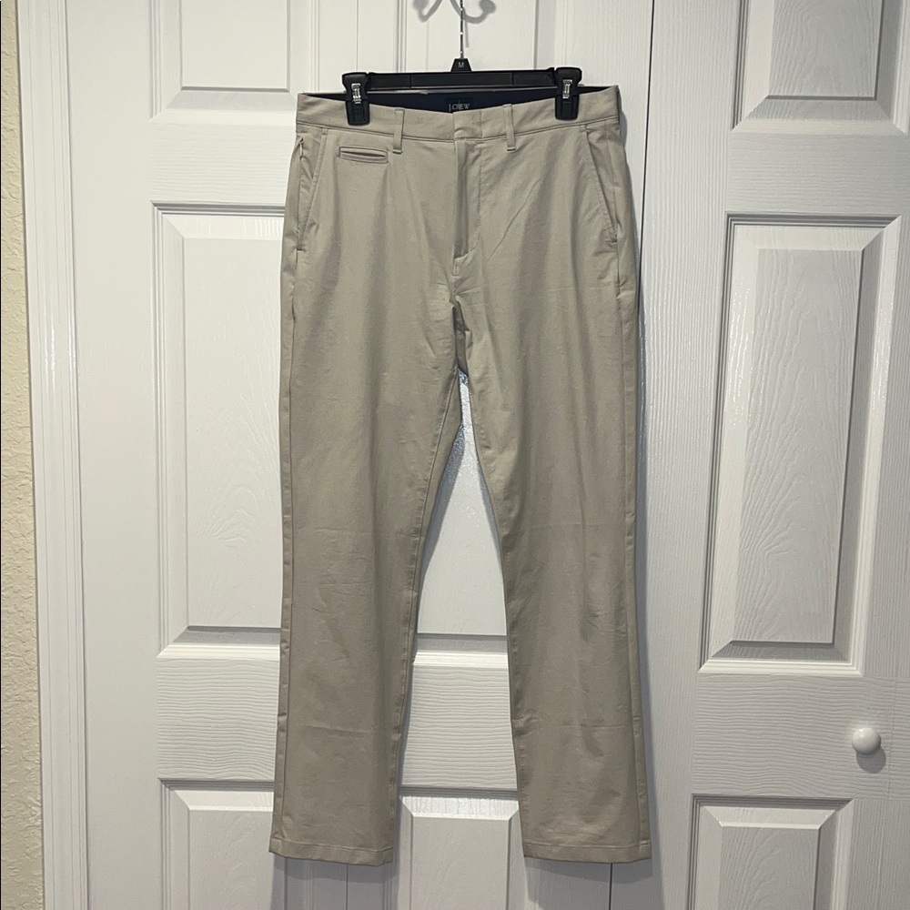 J. Crew Men's Khaki tech Chinos